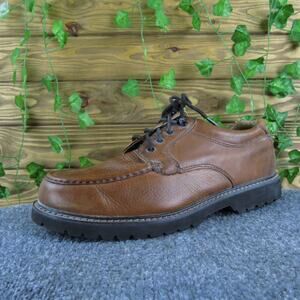 Dockers Men's Stain Defender Sneaker Brown Leather Sz 12 Medium Gently Used 2025